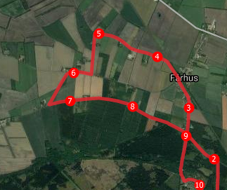 4 runder af denne rute